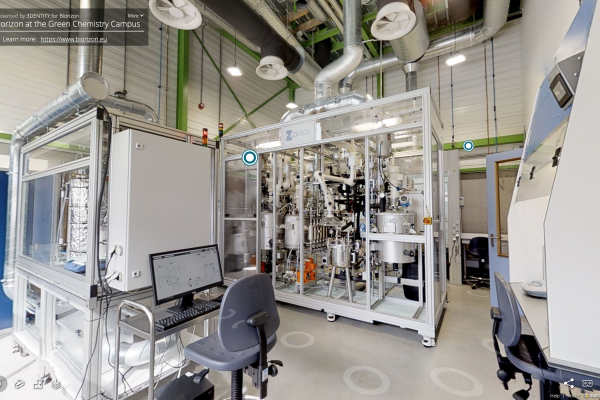 Biorizon Presents Virtual Reality Model of its Biomass to Bio-aromatics Lab at the Green Chemistry Campus